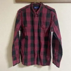 FRED PERRY チェック柄 長袖シャツ