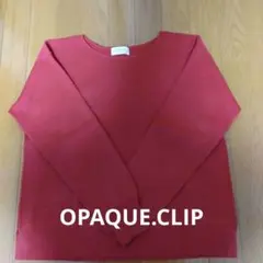 【中古品】OPAQUE.CLIP　長袖トップス　Lサイズ