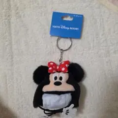 東京ディズニーリゾート　キーチェーン　ファンキャップ　ミニー　キーホルダー