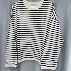 titivate ボーダー柄 長袖Tシャツ カットソー
