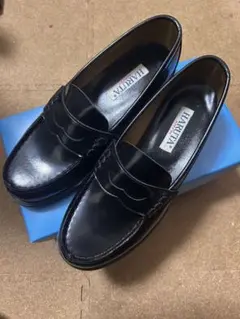 HARUTA ハルタ ローファー黒 24.0cm EEE