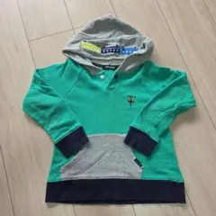 クレードスコープ　グリーン　パーカー　120　電車