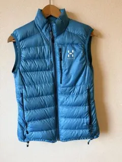 HAGLÖFS ブルーダウンベスト　レディース　XS
