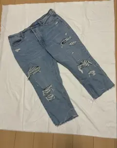 OLD NAVY ウエスト約92☆STRAIGHT デニムパンツ 16
