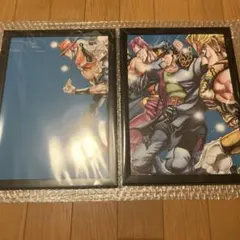 ジョジョの奇妙な冒険　額付きポスター　3部　ポルナレフ　ホルホース　2枚セット