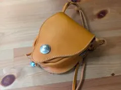 レア☆POWER MOON LEATHERS レザークラフトヌメ革ウエストポーチ