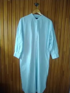 apart by lawry's スト3ライプ シャツワンピース