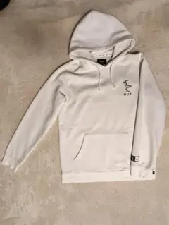 HUF ホワイト パーカー フード付き