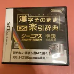 漢字そのままDS楽引辞典