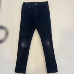 ブラックスキニーパンツ 140センチ