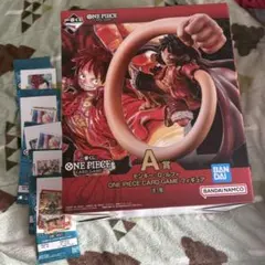 K*様 ワンピースカードゲーム　一番くじ　A賞　ルフィ　フィギュア　ステッカー