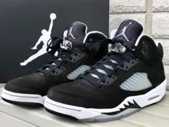 美品ナイキAir Jordanエアジョーダン5レトロ28cmオレオ/ムーンライト