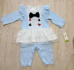 Disney baby 不思議の国のアリスロンパースカバーオール 80cm