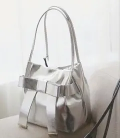 VIS ショルダーバッグ リボン「ハンドルの長さ調節が出来る」完売品