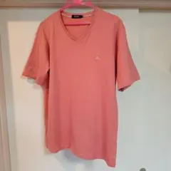 BURBERRY BLACK LABEL Vネック Tシャツ ピンクのサムネイル