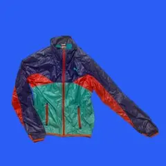PUMA プーマ　薄手　シャカシャカジャンパー　紫　水色　カラフル