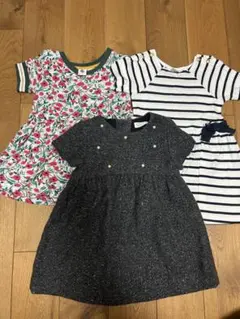 プチバトー、ザラ　ワンピース 3点セット まとめ売り