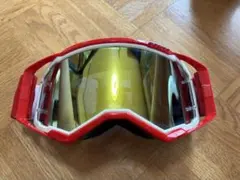【中古】Scott オフロード モトクロス ゴーグル スコット　赤　ミラーのサムネイル