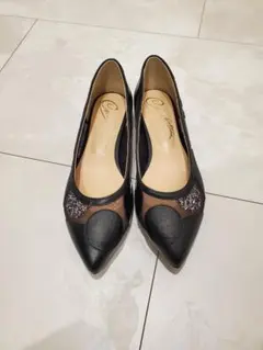 エイゾー EIZO chuchotar フラットシューズ 23cm ブラック