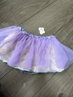 fefe タグ付きチュールスカート