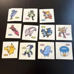 ポケモンパン　デコキャラシール　 11枚セット