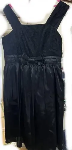 パーティードレス　ブラック　フォーマル　大きめサイズ　美品