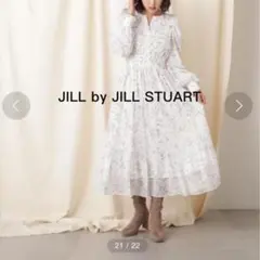 美品JILL by JILL STUARTホロスコーププリントワンピースロング