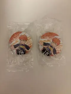 ハイキュー日向翔陽缶バッジくら寿司