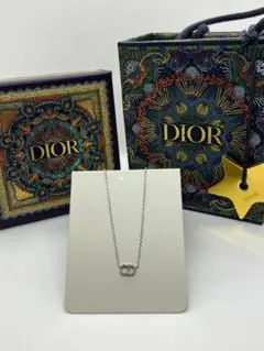 Christian Dior CDロゴ ネックレス シルバーのサムネイル