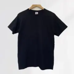 CROSS&STITCH 無地　クルーネック　Tシャツ　ブラック　Mのサムネイル