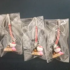 ハローキティ ストラップ 3個セット