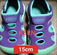 KEEN サンダル 15cm パープル ミントのサムネイル