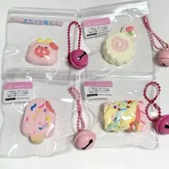 SoftDeco アニマル 食べ物 ミニスクイーズ 4点 まとめ売り 鈴