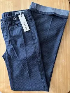 未使用激レア　DIESEL ローライズ　ストライプパンツ 24インチのサムネイル