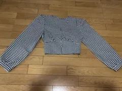 GRL チェック柄 クロップドシャツ Mサイズ