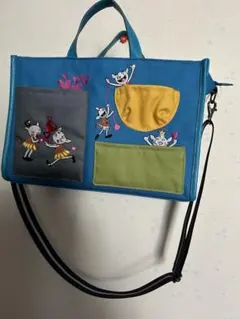 アルベロベロ トートバッグ キャラクター刺繍　未使用のサムネイル