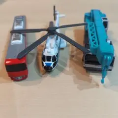 ロングトミカ　はたらくくるま　5Yセット　ミニカー3台まとめ売り