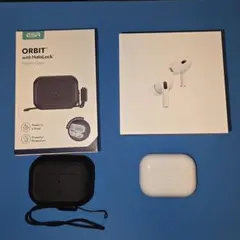 美品 AirPods Pro 第２世代（USB-C）ESRケースセット