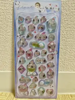 シマエナガ　海外正規品　硬いシール　立体シール