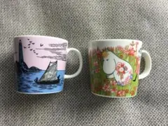 アラビア　ムーミンマグ　2個　2010 ナイトセーリング　2016 ミッドサマー