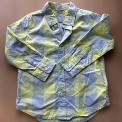 baby GAP チェック柄 長袖シャツ 4years