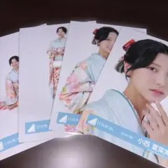 小西夏菜実 日向坂46 2026年 振袖 生写真 4種コンプ