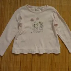 Biquette 120 長袖Tシャツ ピンク 花柄 ビケットクラブ