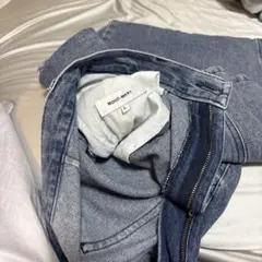 MONO-MART ヴィンテージメイクタックフレアデニムパンツのサムネイル