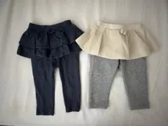 フリル付きスカートレギンス 80cm