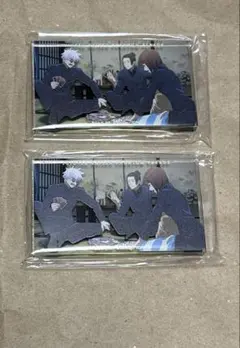 ぷ*新様 呪術廻戦 ファンパレくじ アクリルブロック 大富豪2点セット