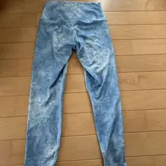 SUKALA ヨガパンツ ブルー ボタニカル柄