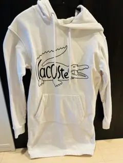 LACOSTE ホワイト フード付きワンピース XSのサムネイル