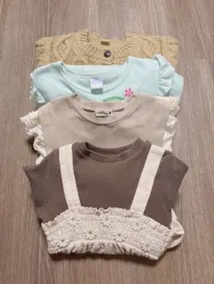 子供服まとめ売り　女の子　ワンピース　カーディガン　110〜120センチ
