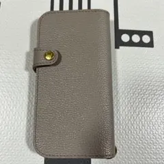 HUKURO レザー iPhone13 ケース 手帳型 グレージュのサムネイル